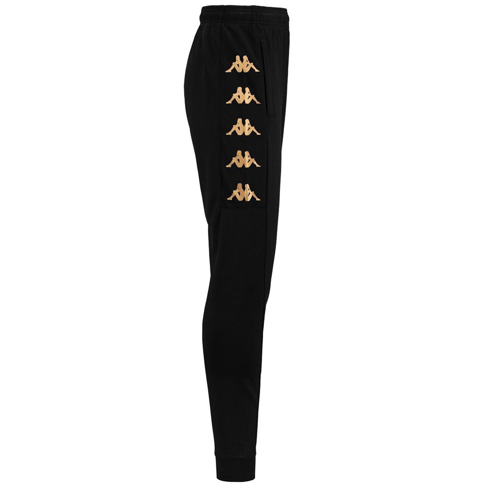 Men Kappa 4 Football Gabetto Pants Black | SD0293875