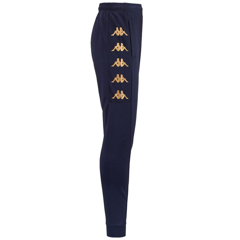 Men Kappa 4 Football Gabetto Pants Navy | UZ0479621