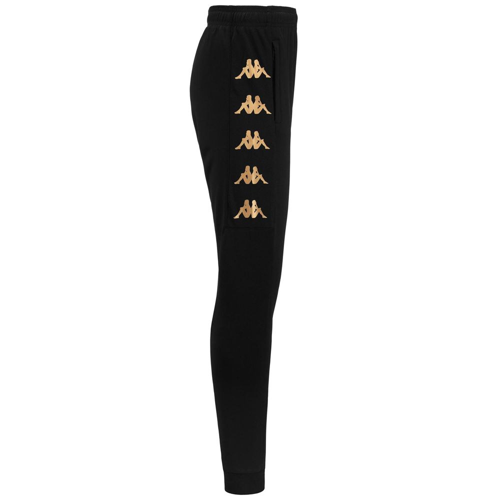 Men Kappa 4 Football Gaschin Pants Black | HB6182437