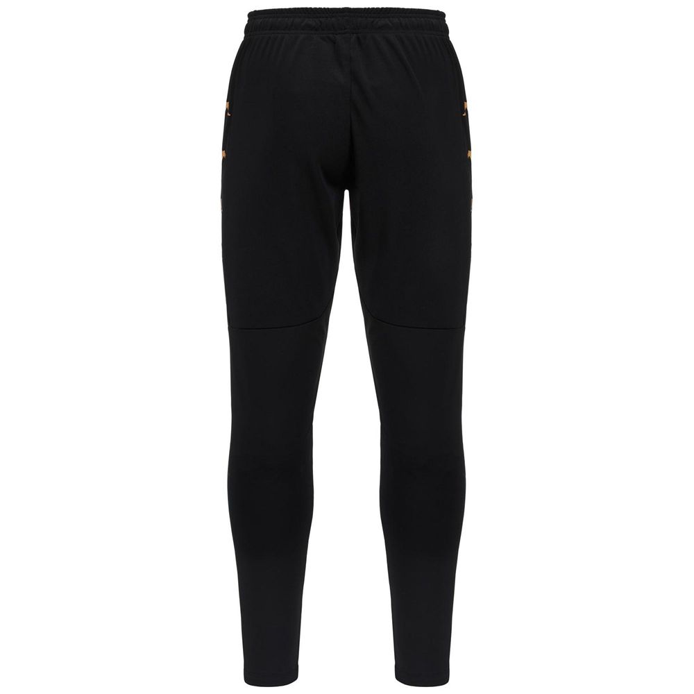 Men Kappa 4 Football Gaschin Pants Black | HB6182437