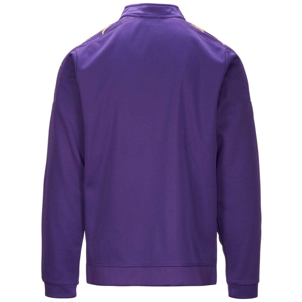 Men Kappa 4 Football Gassolo Sweater Purple | PR1268079