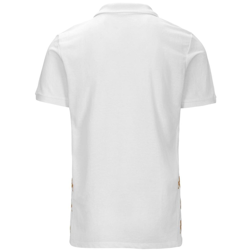 Men Kappa 4 Football Gastio Polo Shirt White | LX7950634