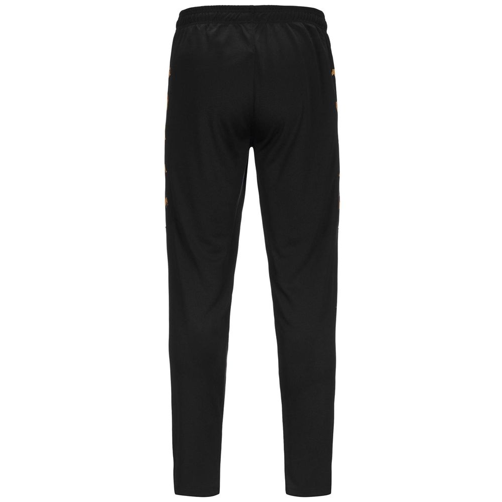 Men Kappa 4 Football Gaston Pants Black | SG8127305