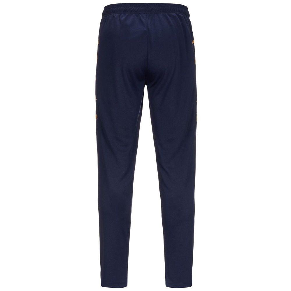 Men Kappa 4 Football Gaston Pants Navy | LO9036824