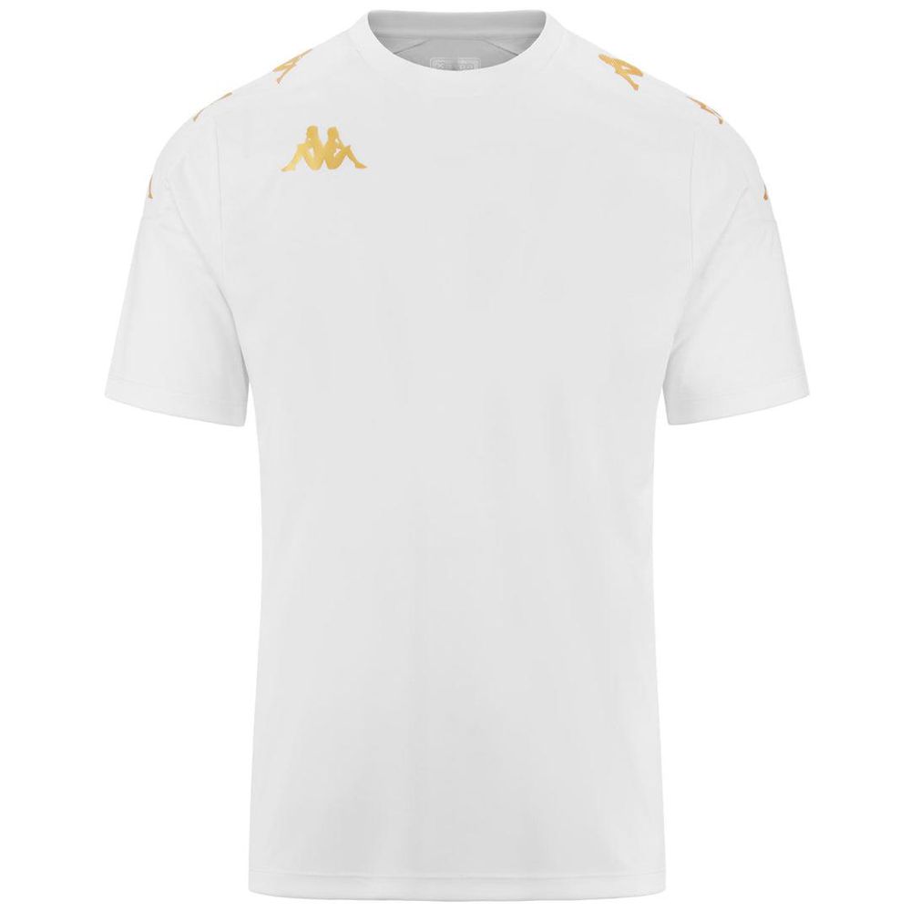 Men Kappa 4 Football Gianto Jersey White | QR9701854