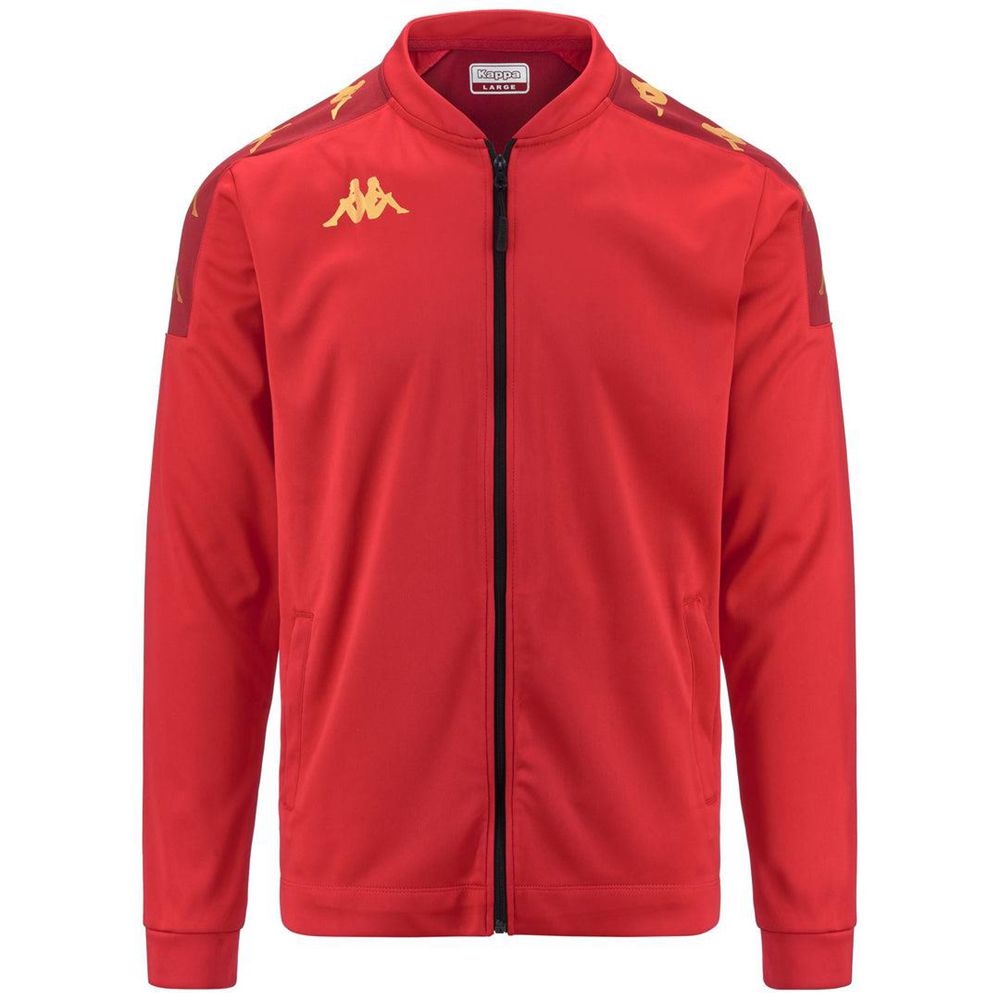 Men Kappa 4 Football Giullio Jacket Red | UI6428359