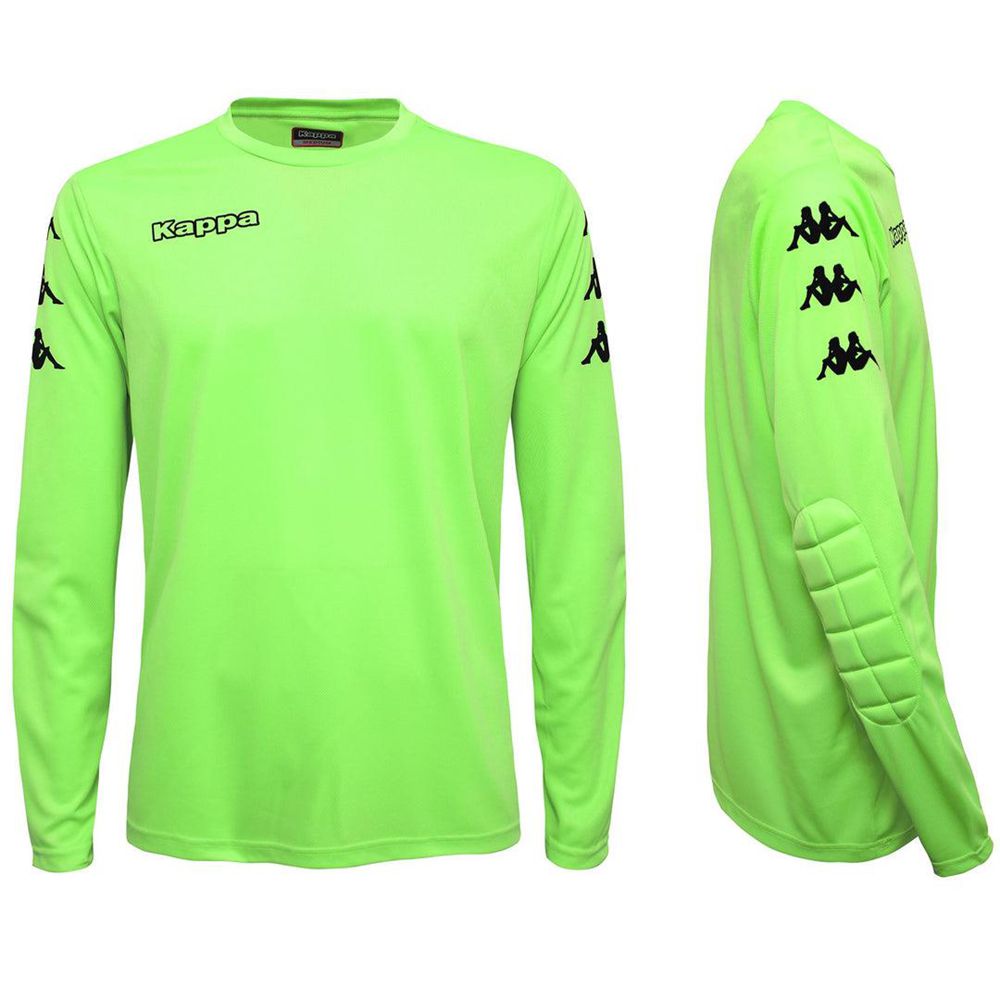 Men Kappa 4 Football Gk Tee Jersey Green | ZW2708351