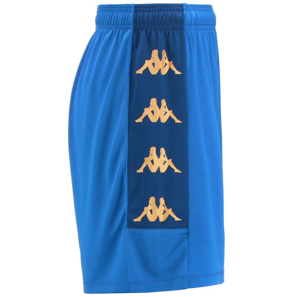 Men Kappa 4 Football Gondo Shorts Blue | MW2476395