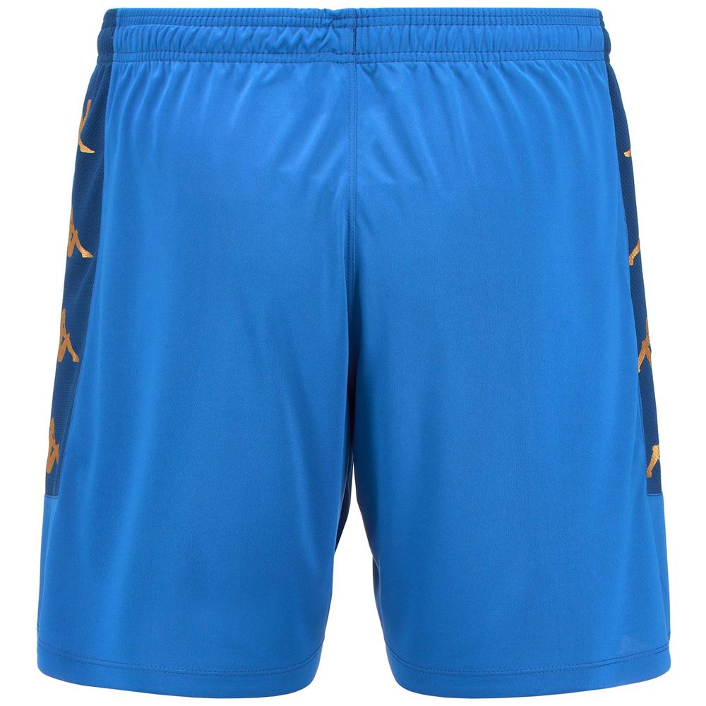 Men Kappa 4 Football Gondo Shorts Blue | MW2476395