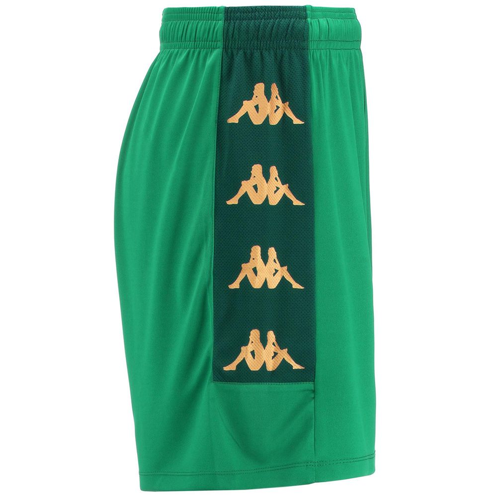 Men Kappa 4 Football Gondo Shorts Green | LA3275619