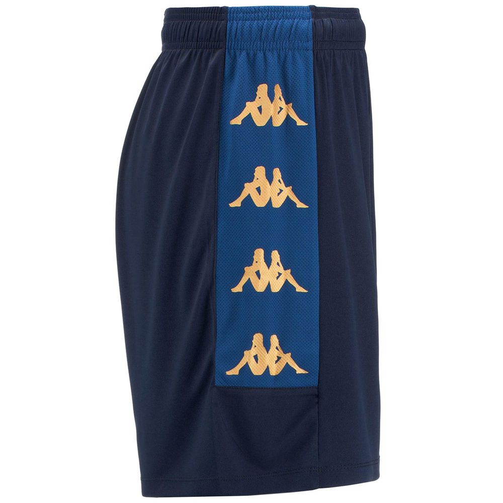 Men Kappa 4 Football Gondo Shorts Navy | LD1530794