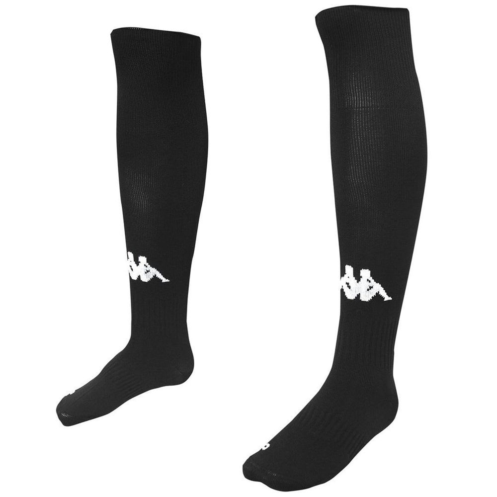 Men Kappa 4 Football High 1pack Socks Black | QK7904523