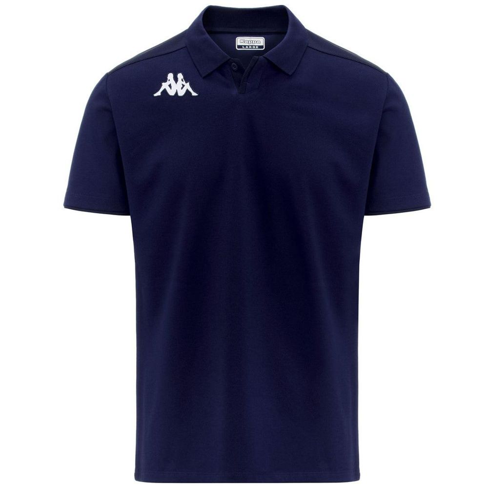 Men Kappa 4 Football Nangat Polo Shirt Navy | IV7094523