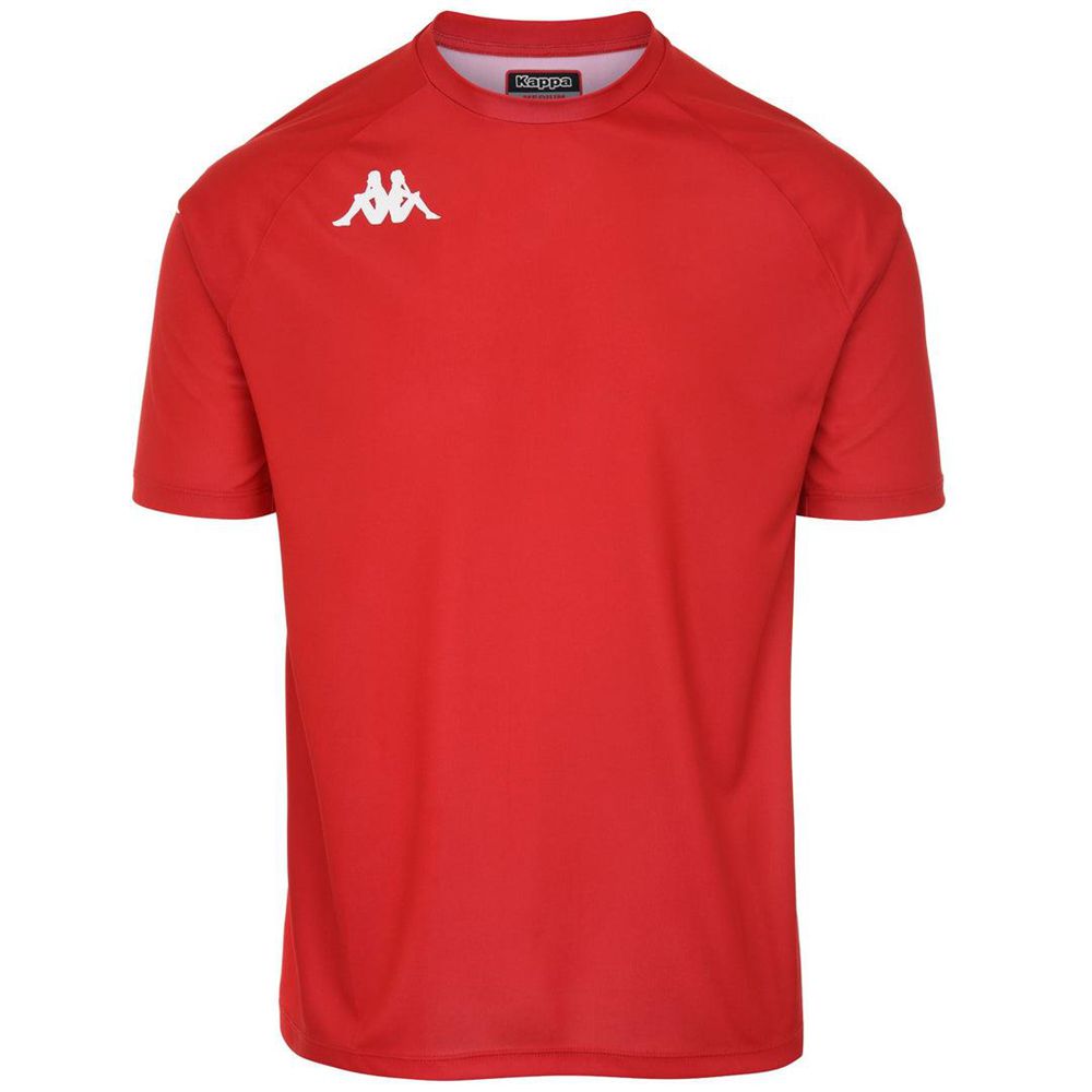 Men Kappa 4 Football Narsatex Jersey Red | ZE7908426