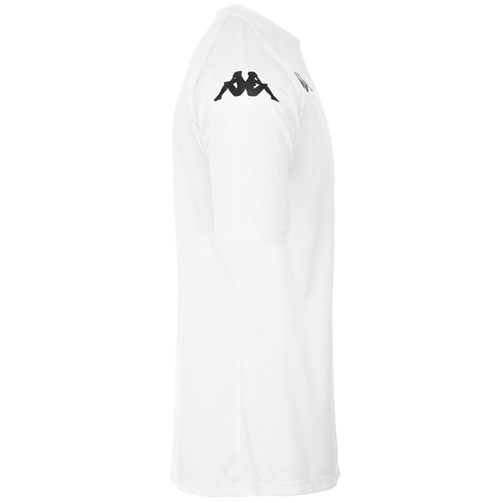 Men Kappa 4 Football Narsatex Jersey White | LD2976140