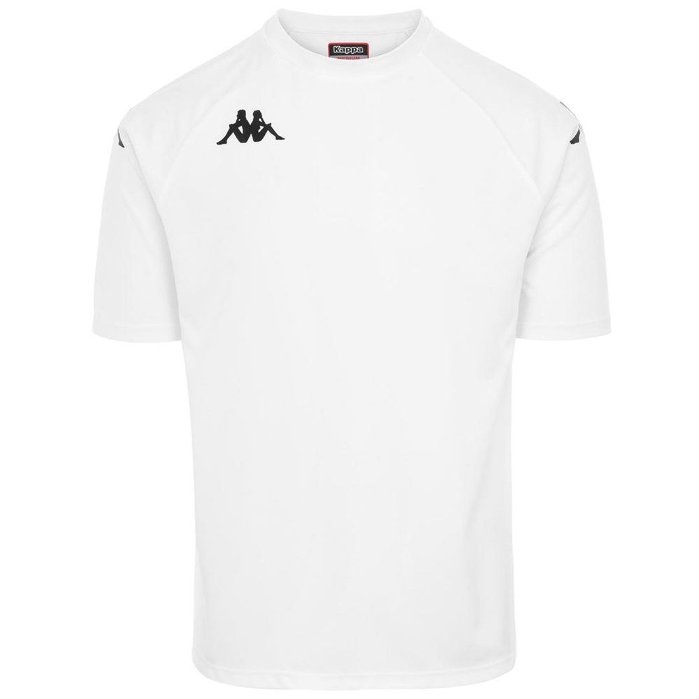 Men Kappa 4 Football Narsatex Jersey White | LD2976140