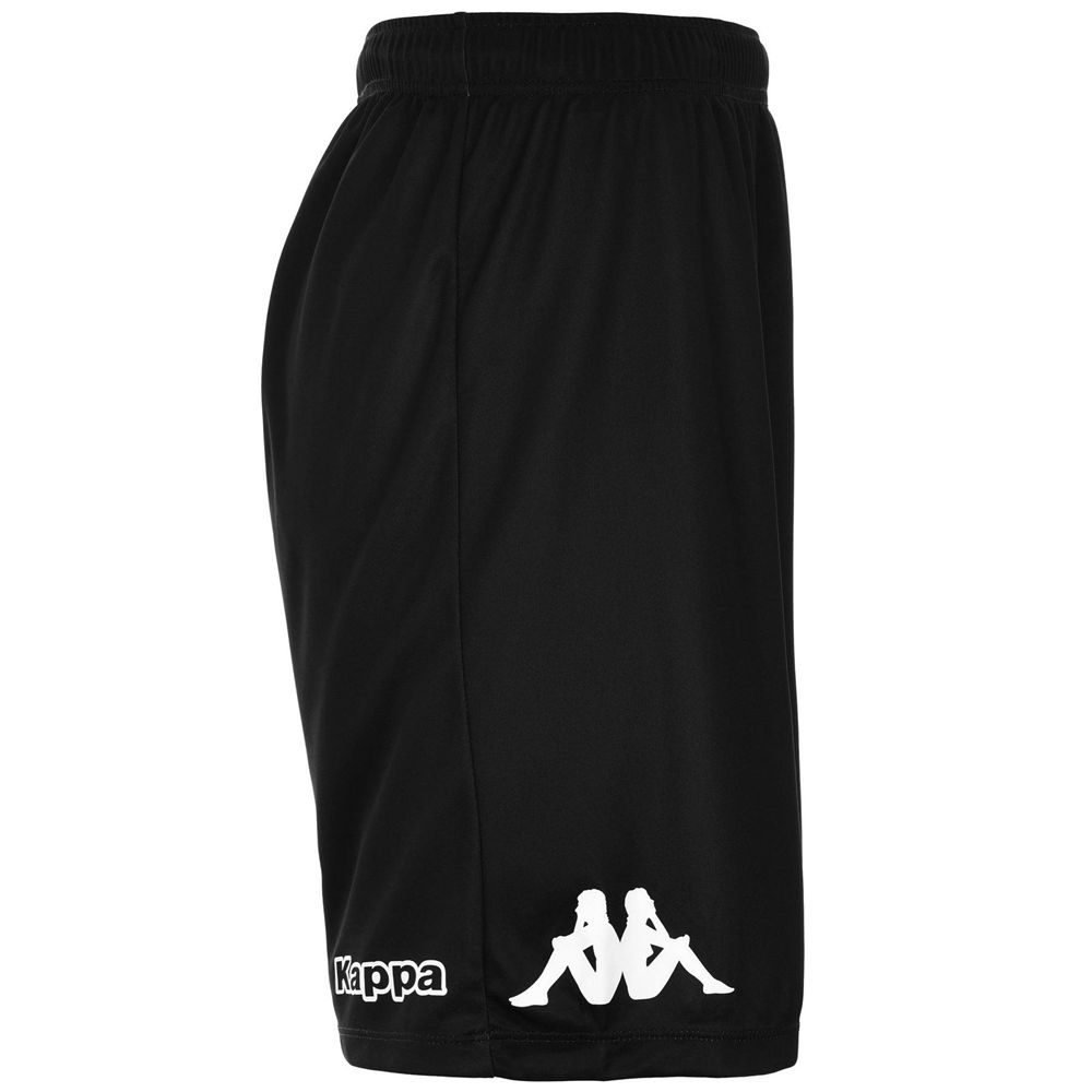 Men Kappa 4 Football Nurcheta Shorts Black | RC7869135