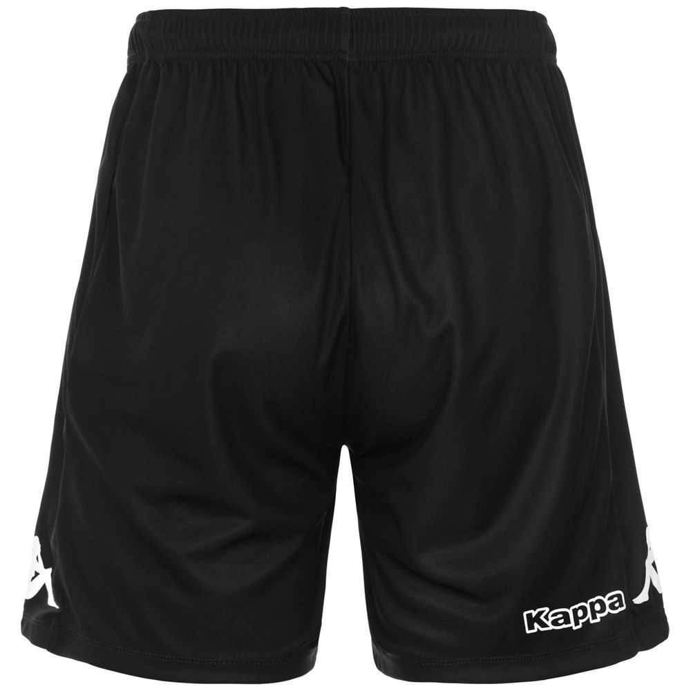 Men Kappa 4 Football Nurcheta Shorts Black | RC7869135