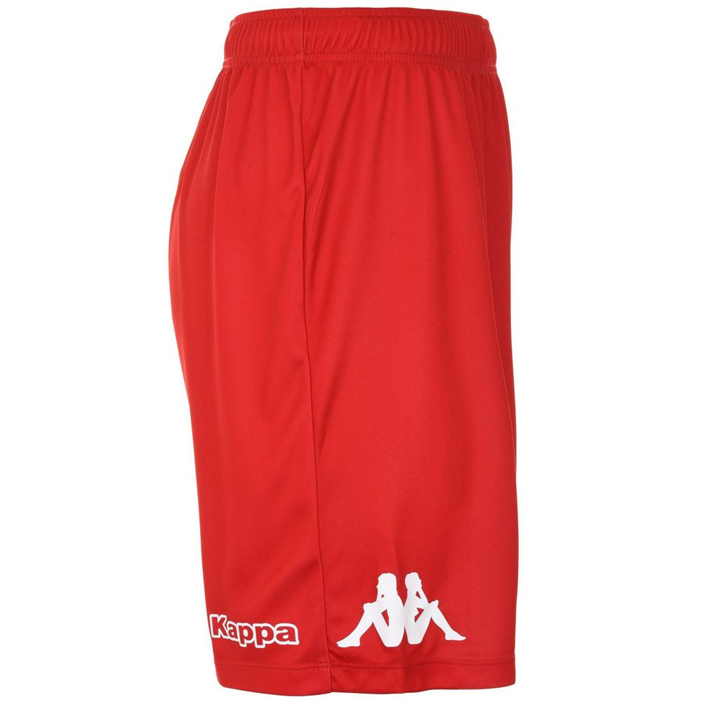 Men Kappa 4 Football Nurcheta Shorts Red | ST1059837