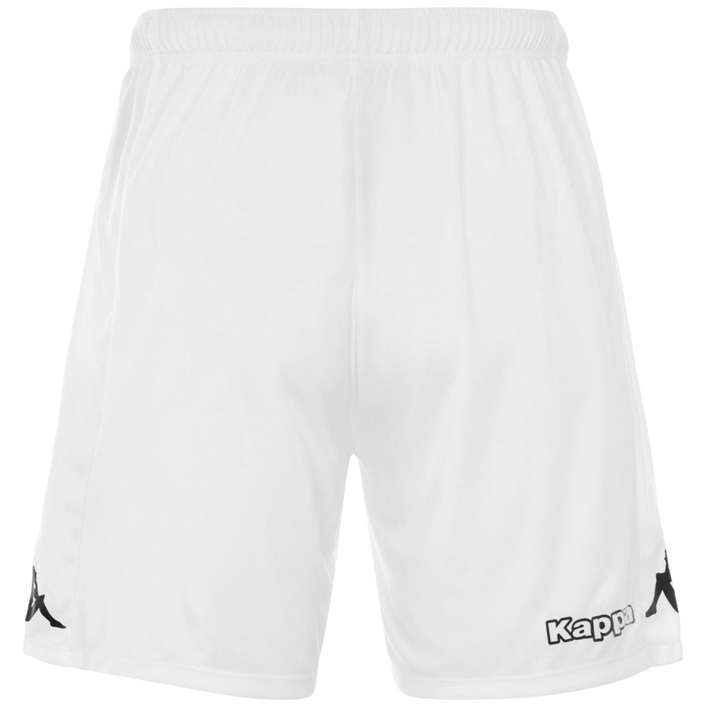 Men Kappa 4 Football Nurcheta Shorts White | KG9352461