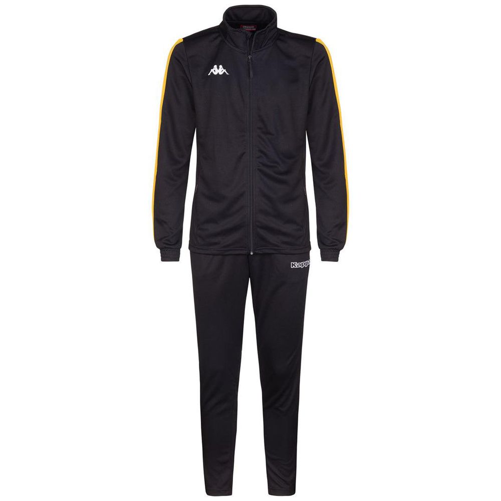 Men Kappa 4 Football Salcito Tracksuit Black | EY4056873