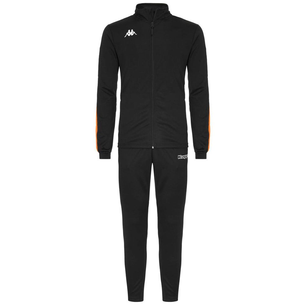 Men Kappa 4 Football Salcito Tracksuit Black | PE6184235