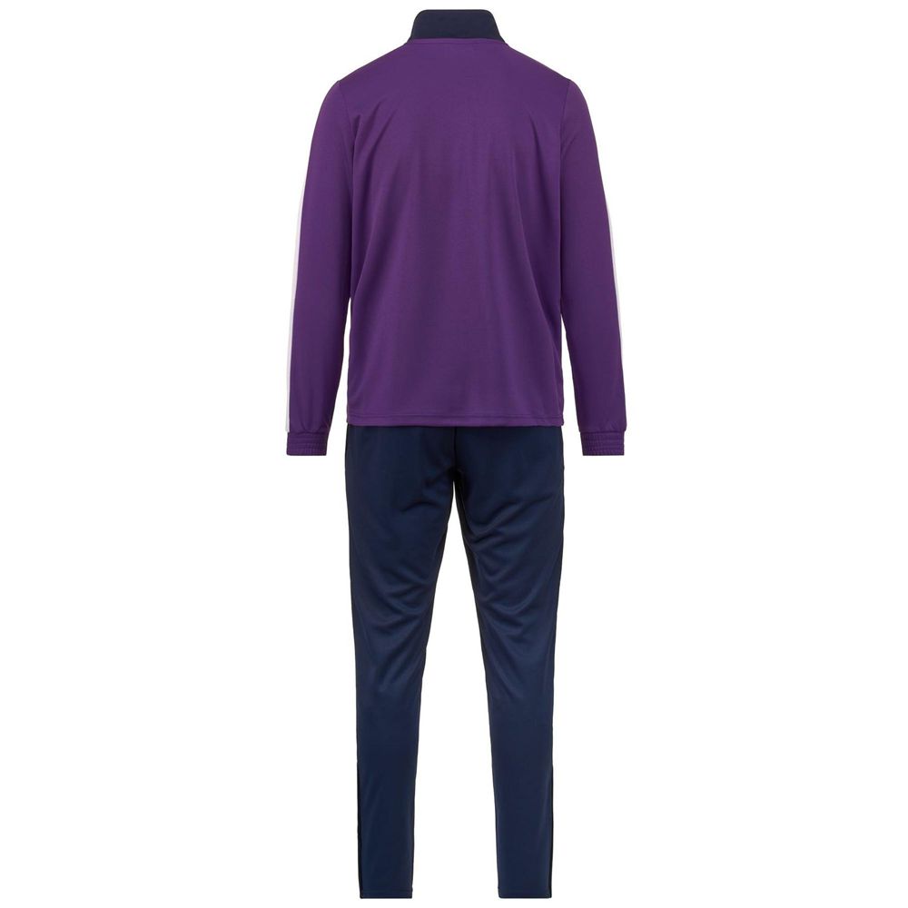 Men Kappa 4 Football Salcito Tracksuit Purple | FN2371965