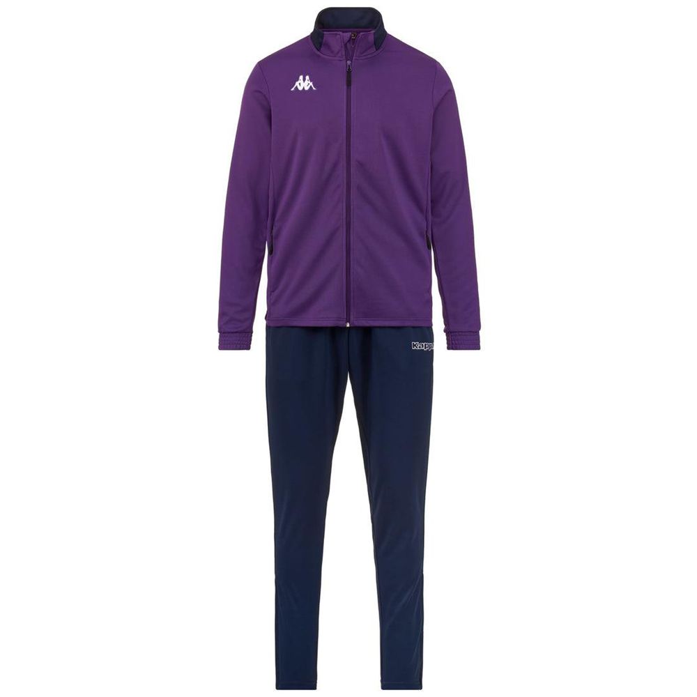 Men Kappa 4 Football Salcito Tracksuit Purple | FN2371965