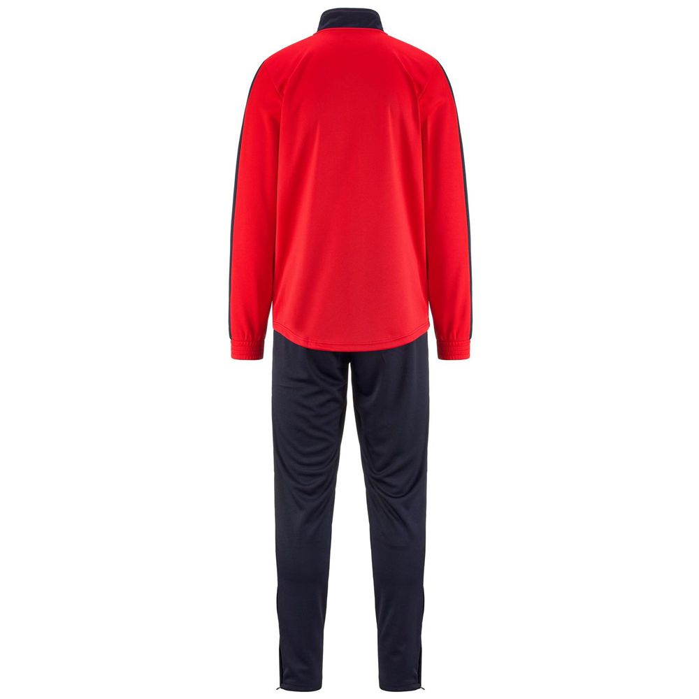 Men Kappa 4 Football Salcito Tracksuit Red | EJ6107935