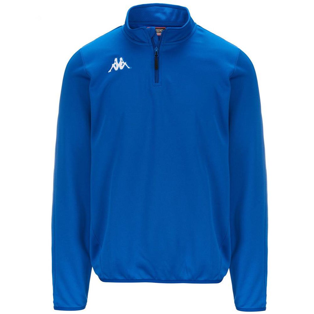 Men Kappa 4 Football Tavole Sweater Blue | NS0467182