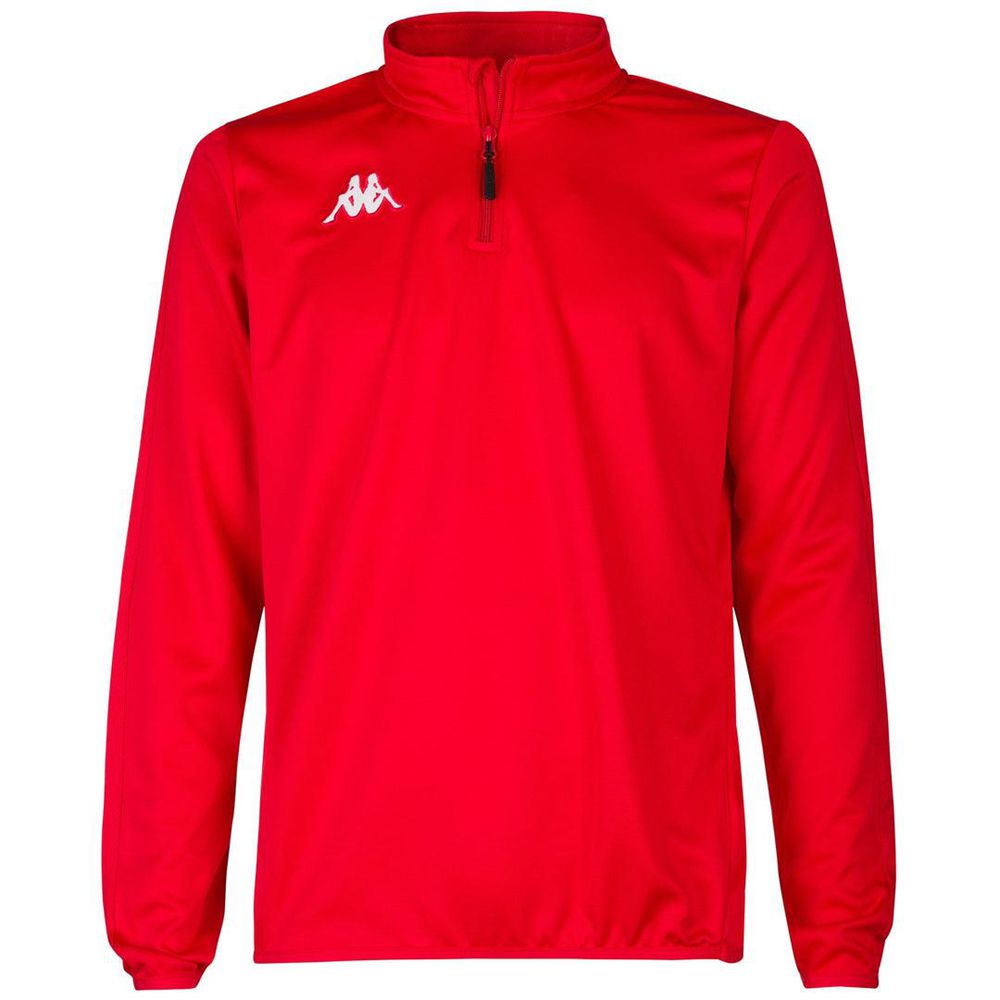 Men Kappa 4 Football Tavole Sweater Red | NJ9815637