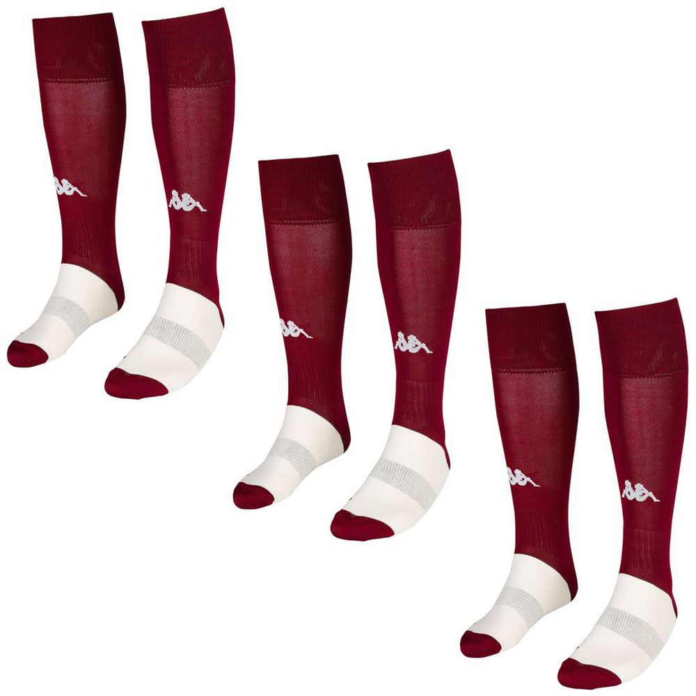 Men Kappa 4 Football Wulgar 3pack Socks Red | IA8096572