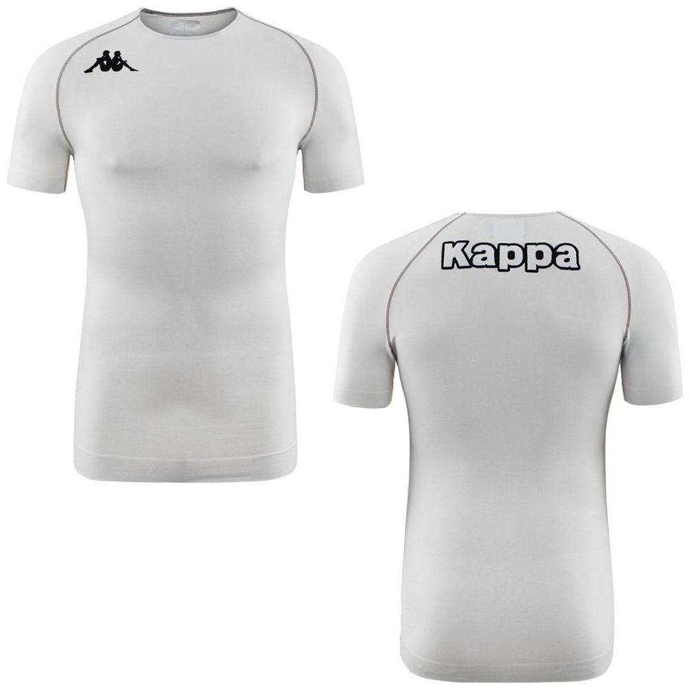 Men Kappa 4 Skin Kombat Zart 2 T-Shirt Grey | PV0612438