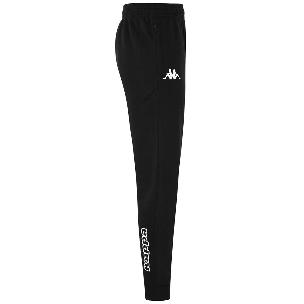 Men Kappa 4 Soccer Baceno Pants Black | CK9657403