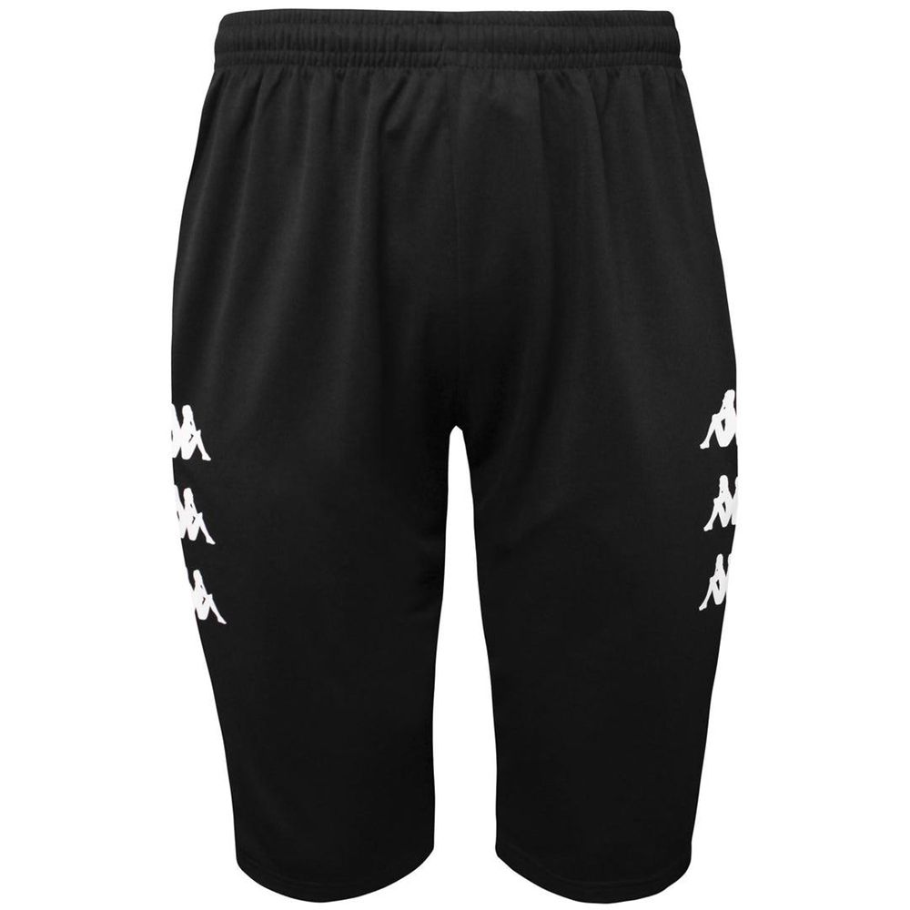 Men Kappa 4 Soccer Biger Pants Black | EH3194862