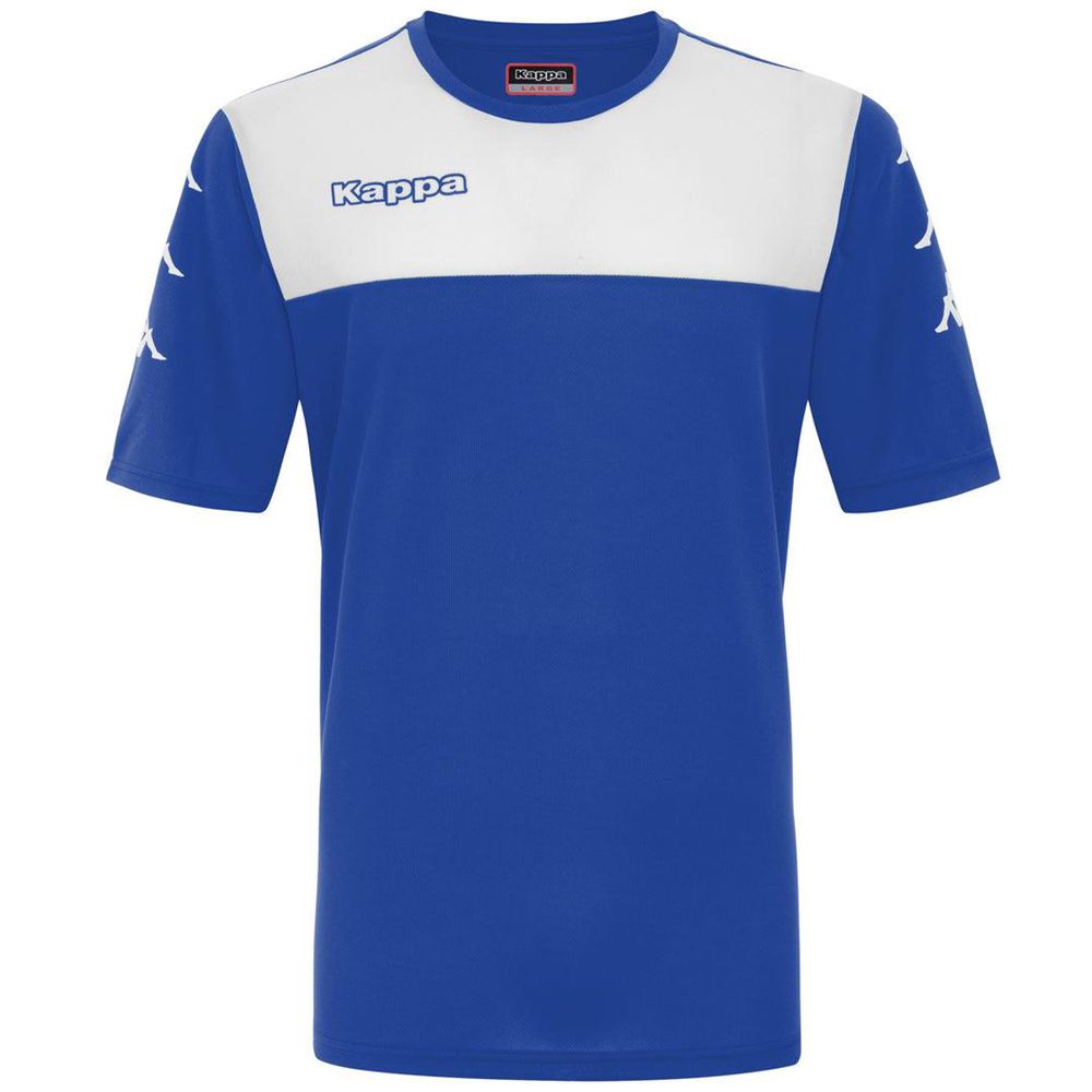 Men Kappa 4 Soccer Bonder Jersey Blue | UP8402153