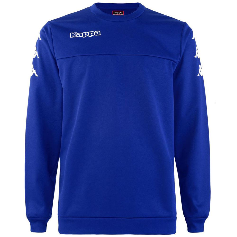 Men Kappa 4 Soccer Boup Sweater Blue | JL9384720