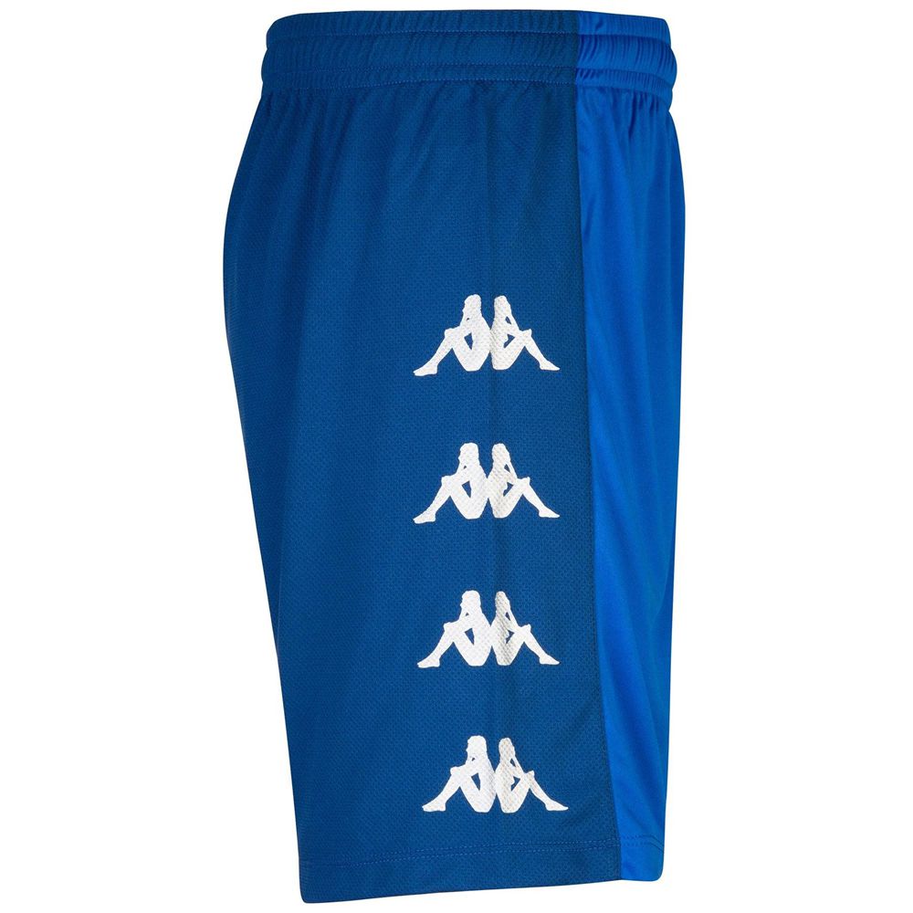 Men Kappa 4 Soccer Delebio Shorts Blue | BX0691724