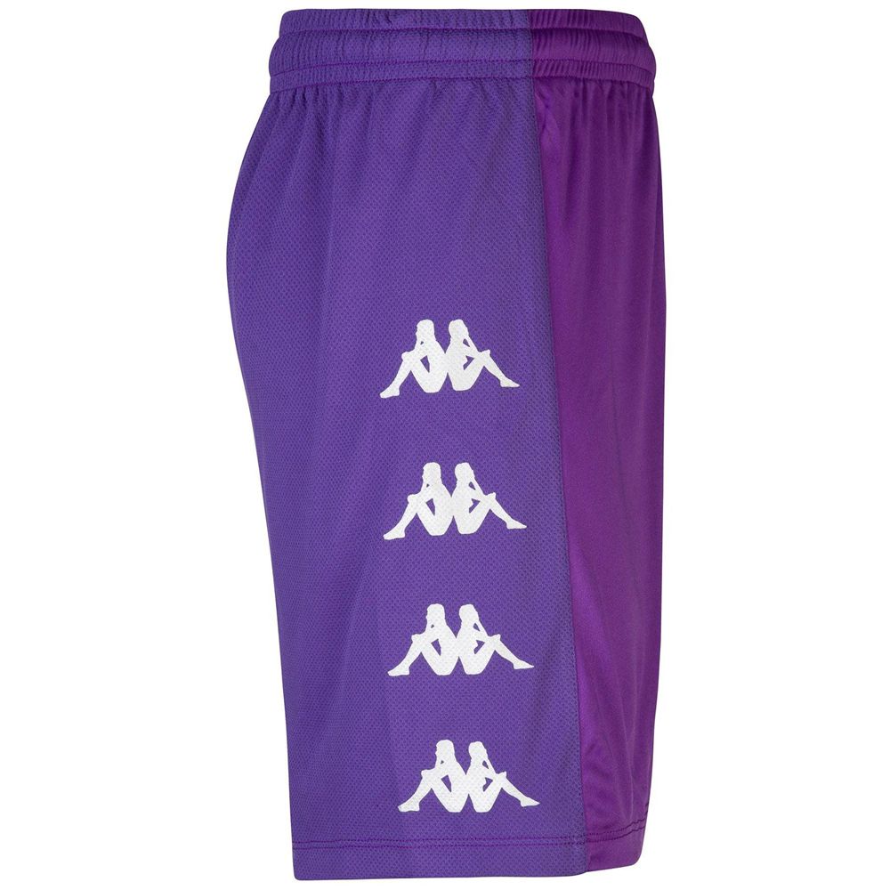 Men Kappa 4 Soccer Delebio Shorts Purple | IK2035689