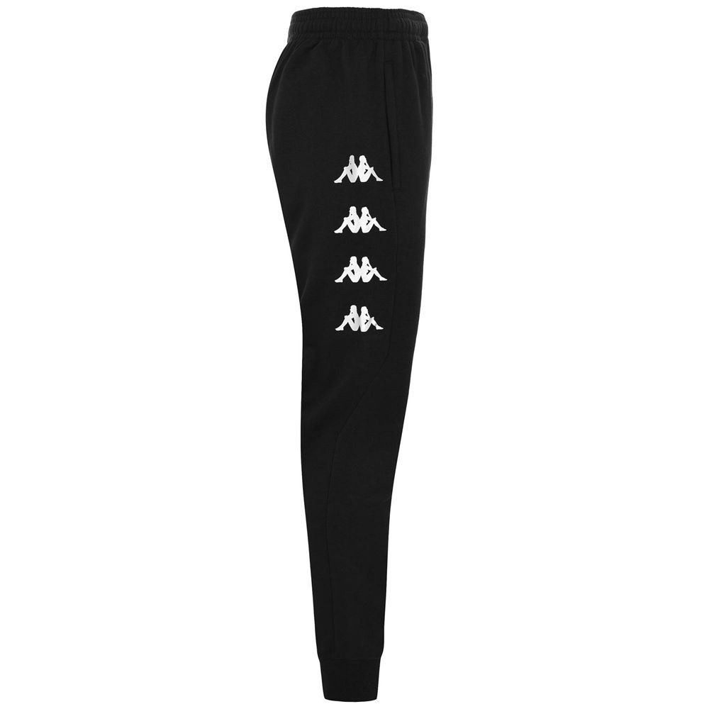 Men Kappa 4 Soccer Dimaro Pants Black | BT5241809