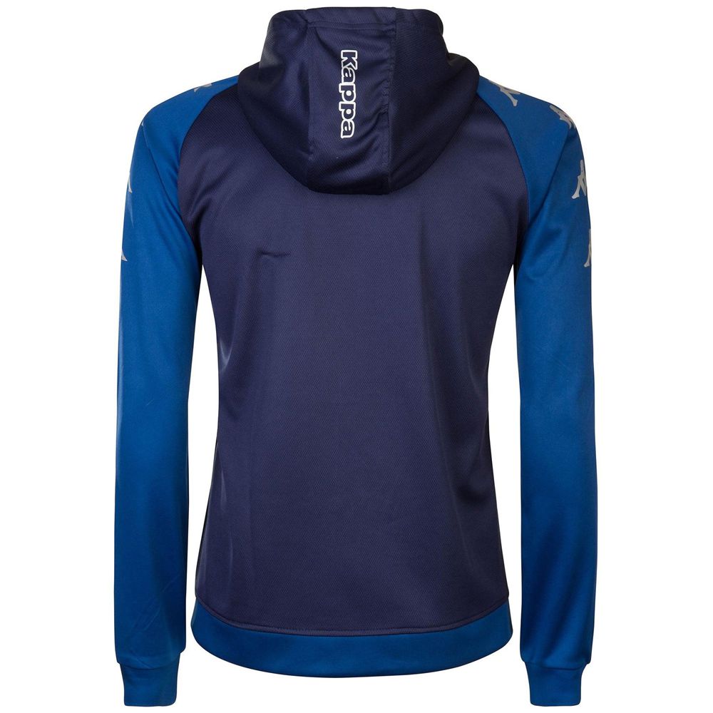 Men Kappa 4 Soccer Tortona Hoodie Navy | TP4987036