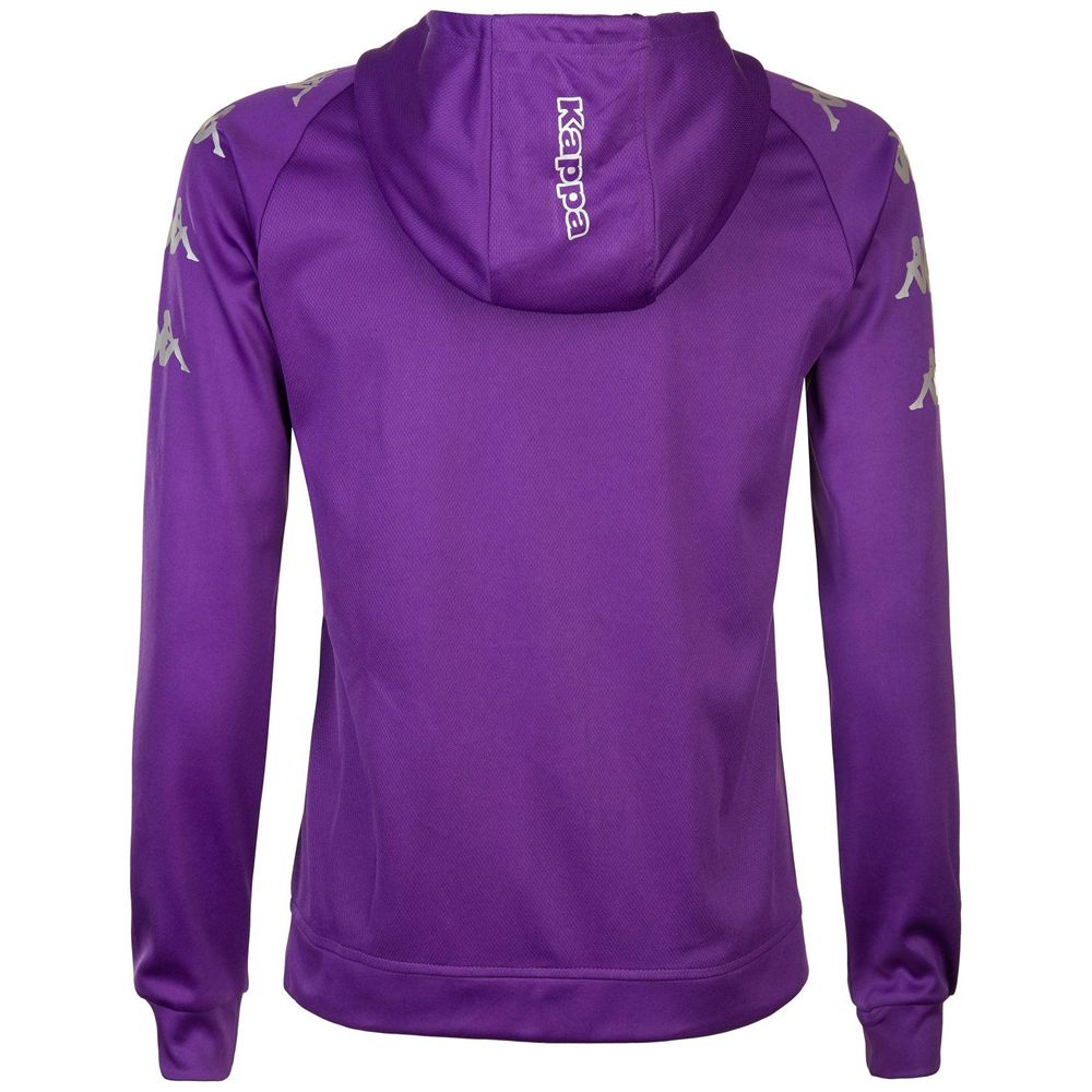 Men Kappa 4 Soccer Tortona Hoodie Purple | CG5283061