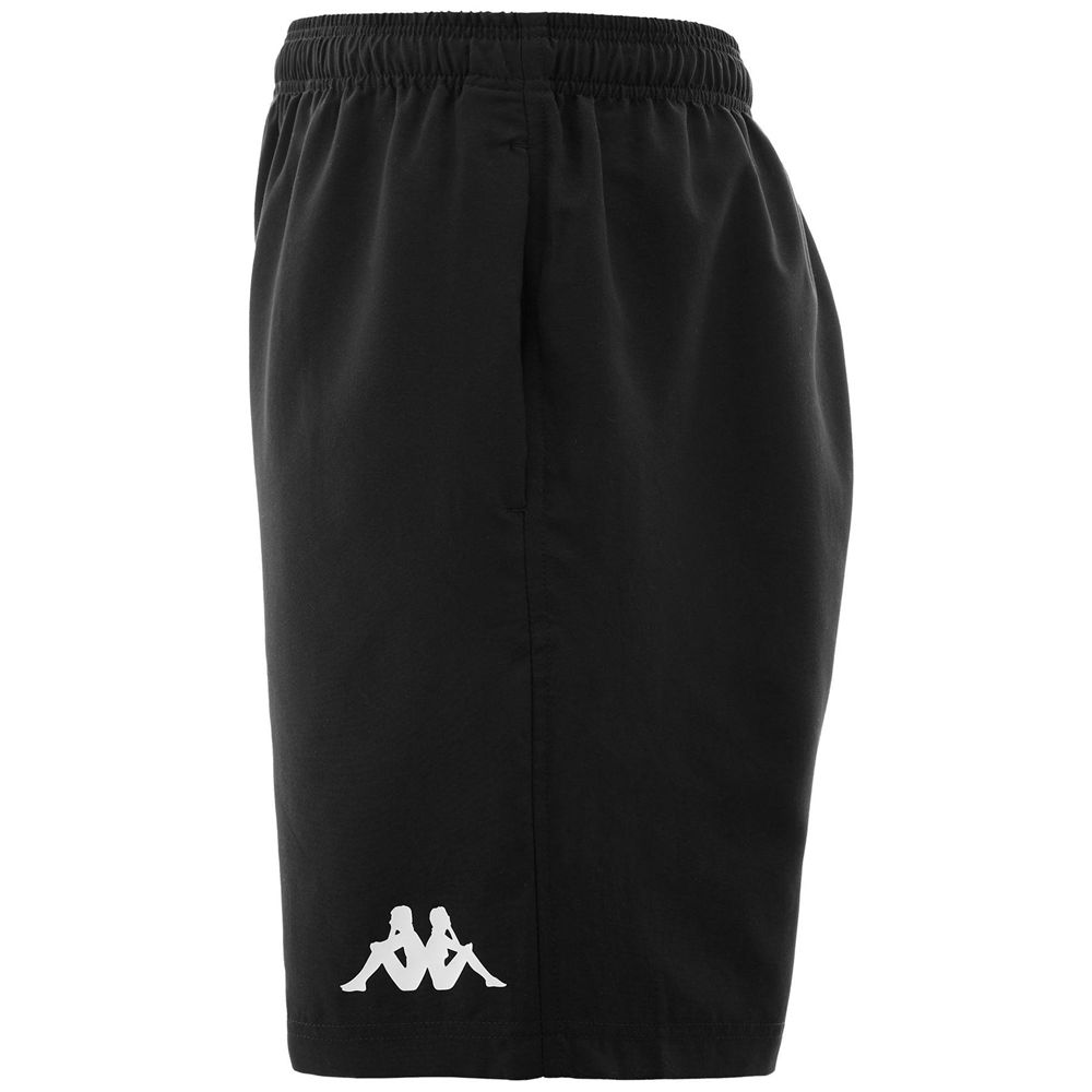 Men Kappa 4 Training Bajo Shorts Black | IG8369412