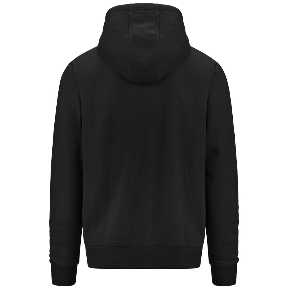 Men Kappa 4 Training Banto Hoodie Black | VW3948625