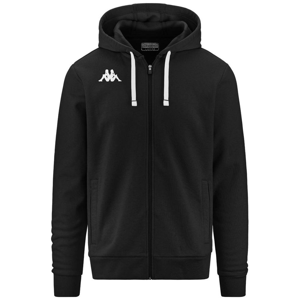 Men Kappa 4 Training Banto Hoodie Black | VW3948625