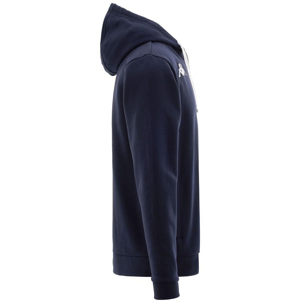 Men Kappa 4 Training Banto Hoodie Navy | JF4851702