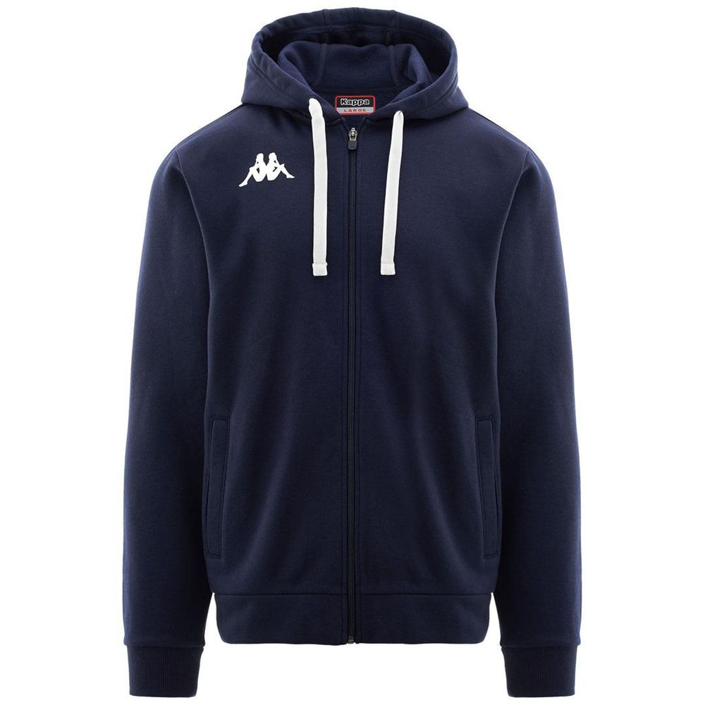 Men Kappa 4 Training Banto Hoodie Navy | JF4851702