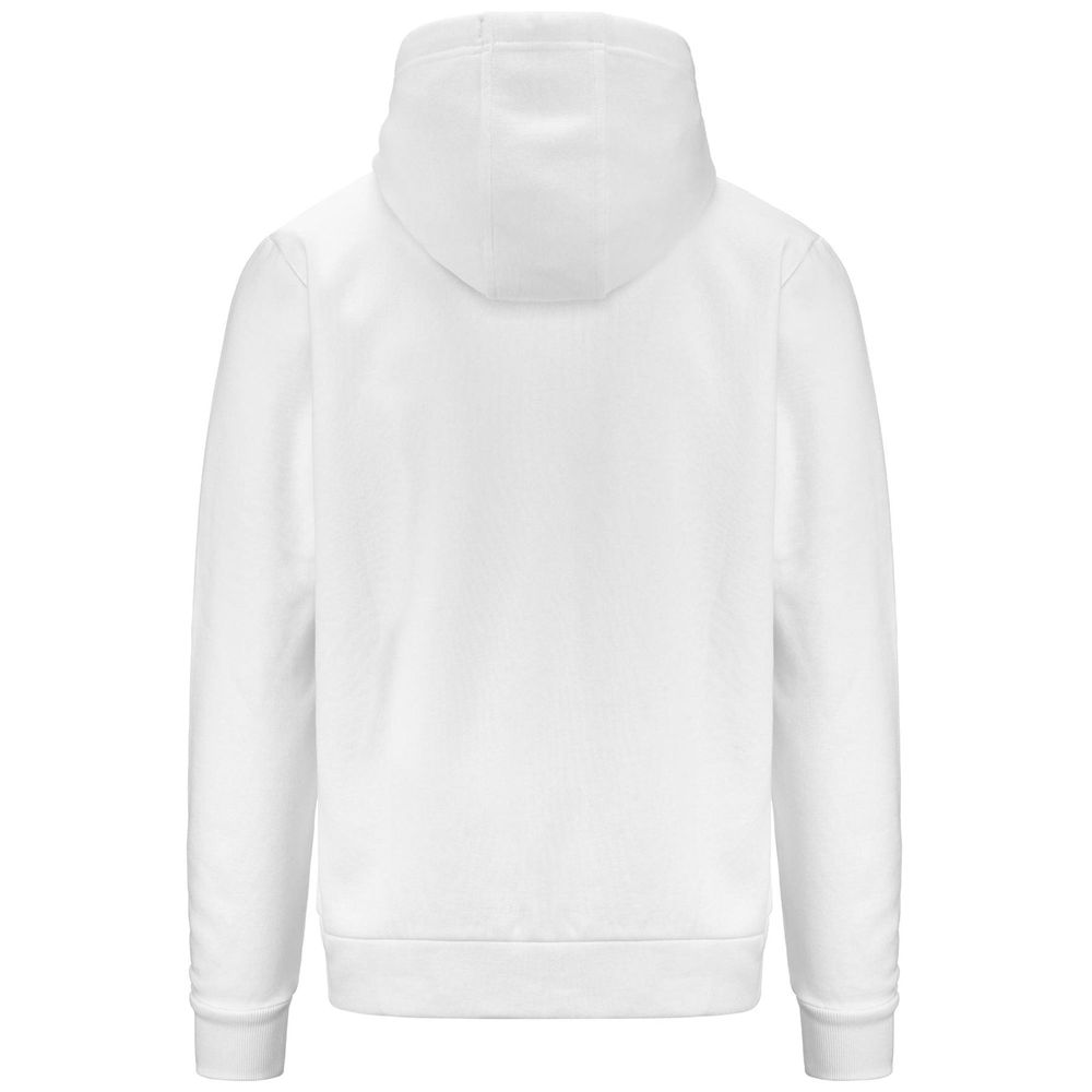 Men Kappa 4 Training Banto Hoodie White | YL8261740