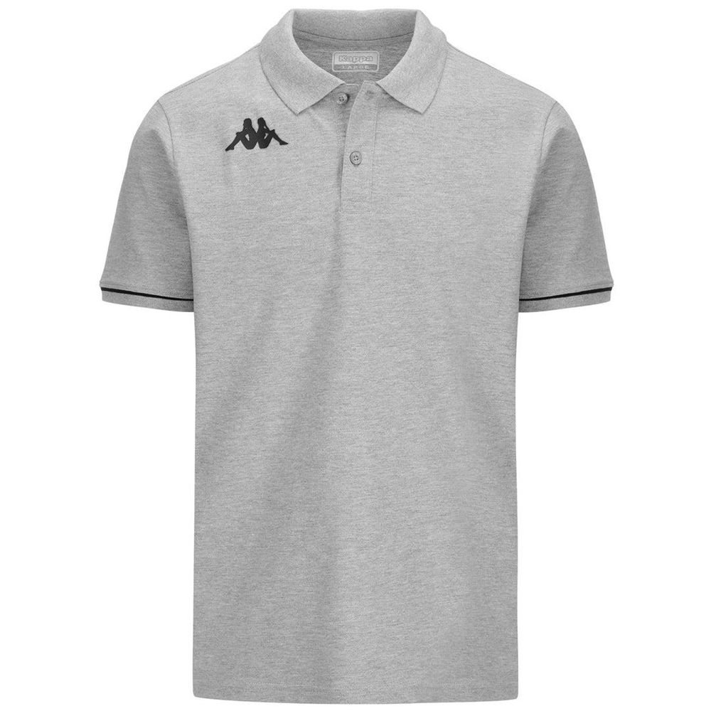 Men Kappa 4 Training Barli Polo Shirt Grey | OK0846132