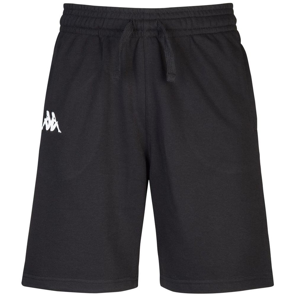 Men Kappa 4 Training Peci Shorts Black | JW7901685